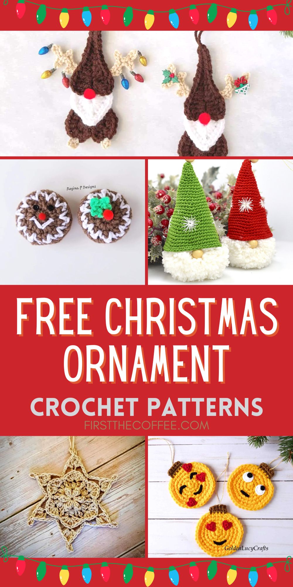 Free Crochet Christmas Ornament Patterns for the Holidays