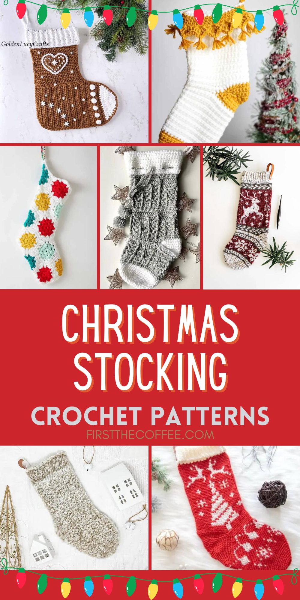 Crochet Patterns for Christmas Stockings