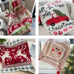 Crochet Christmas Blankets