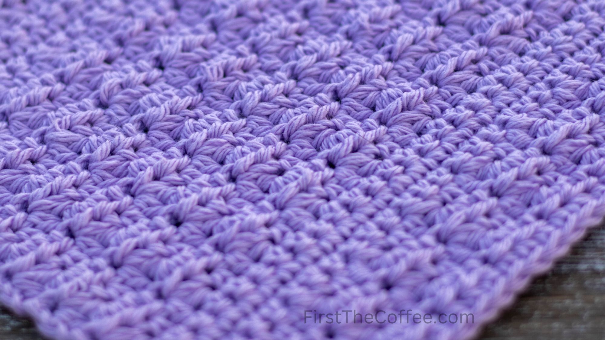 Cloudy Days Crochet Dishcloth