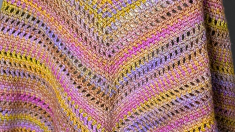 Willow Crochet Shawl Pattern - First The Coffee Crochet